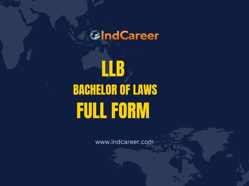 LLB Full Form: What is the Full Form of LLB?