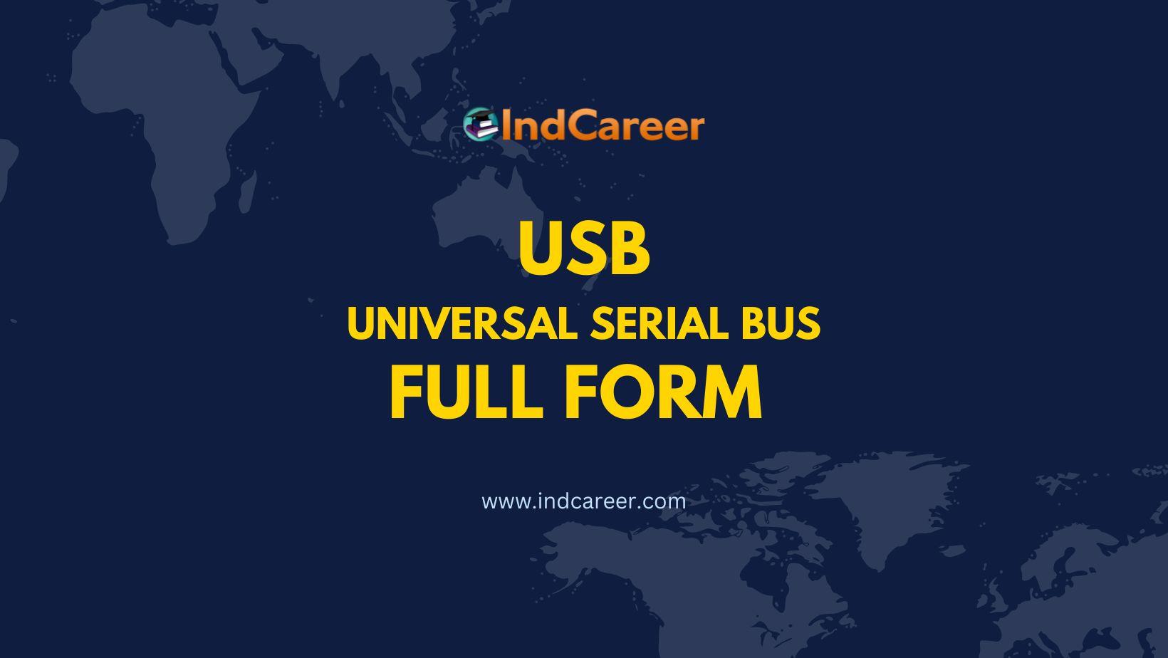 USB Full Form - What is USB Full Form?
