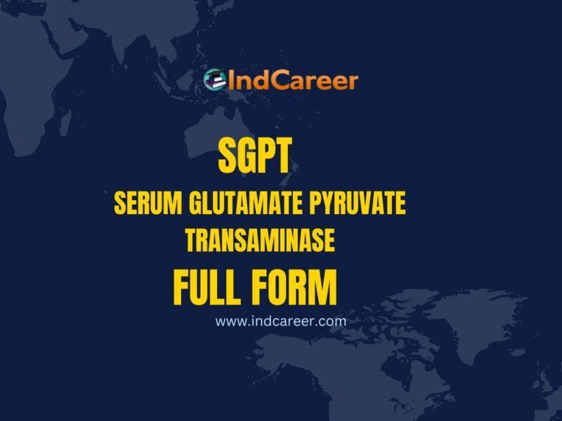 SGPT Full Form: What is the Full Form of SGPT?