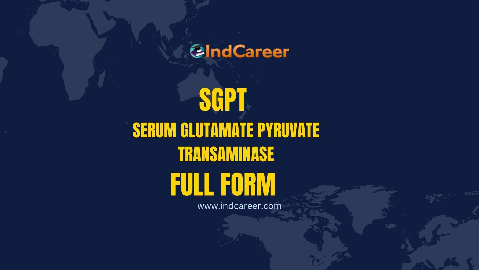 SGPT Full Form: What is the Full Form of SGPT?