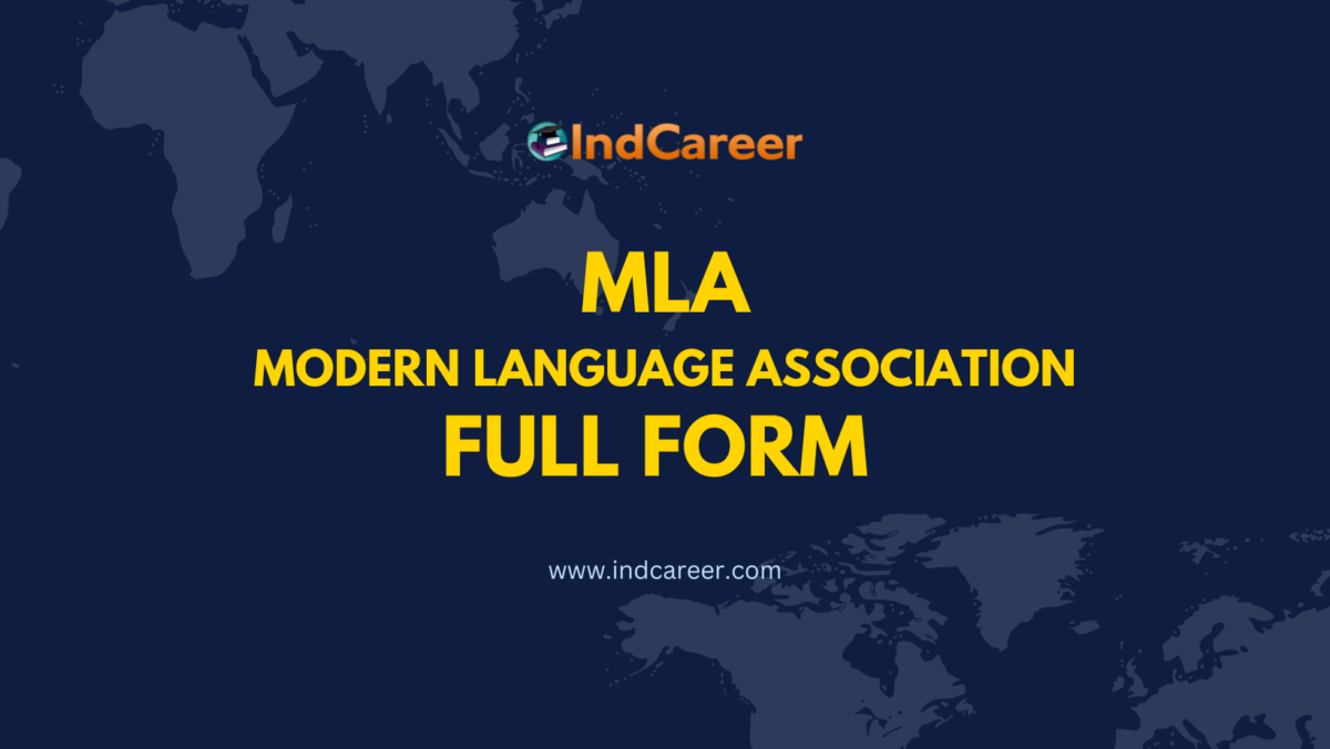 MLA Full Form- What is the Full Form of MLA?