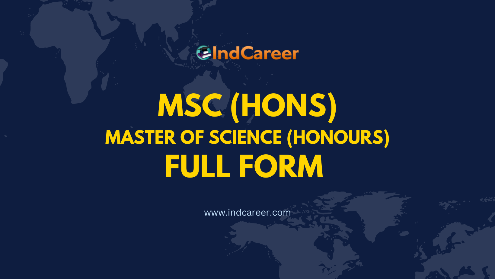 MSc (Hons) Full Form - What is the Full Form of MSc (Hons)?