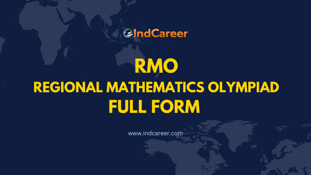 RMO Full Form What Is The Full Form Of RMO IndCareer