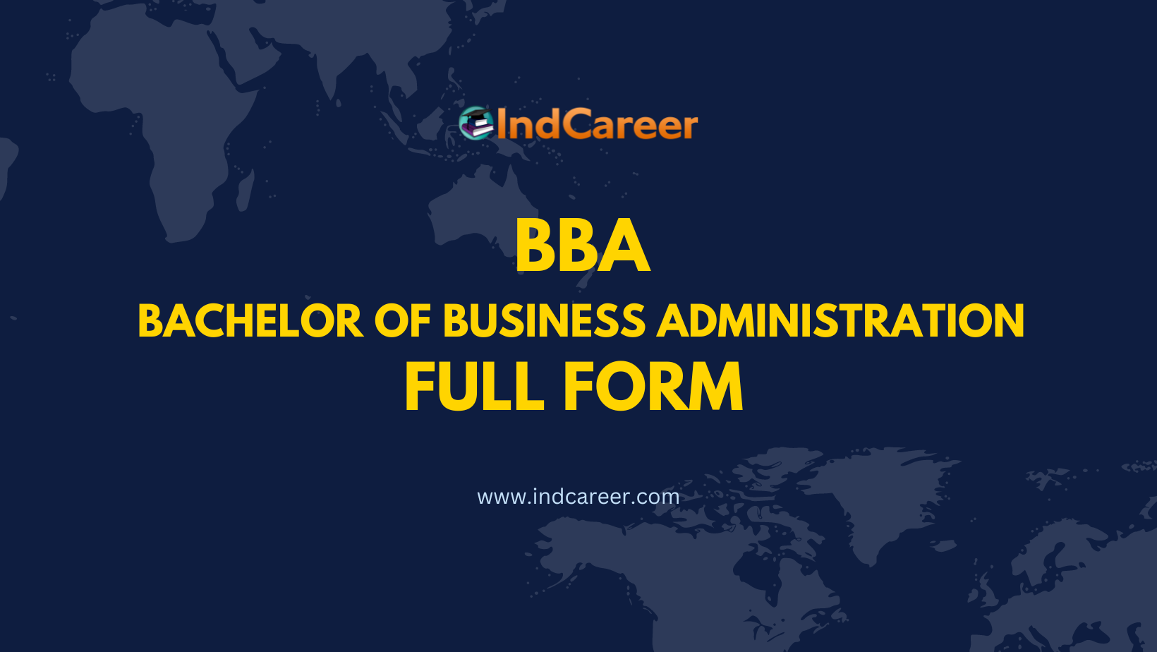 BBA Full Form - What is full form of BBA?