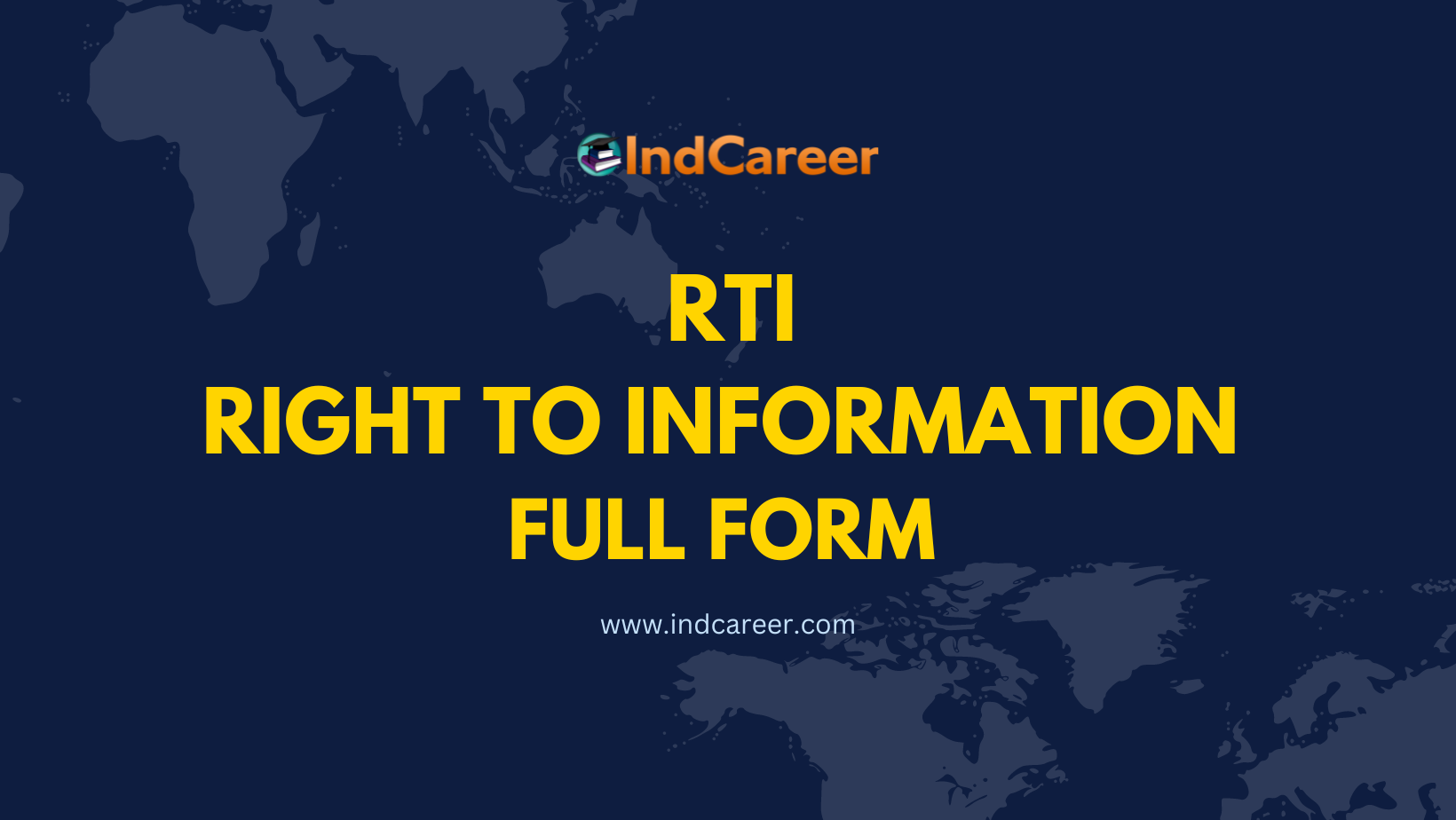 RTI Full Form- What is RTI full form?
