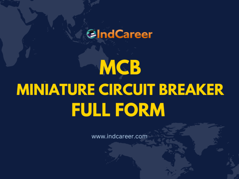 MCB Full Form - What is MCB Full Form?