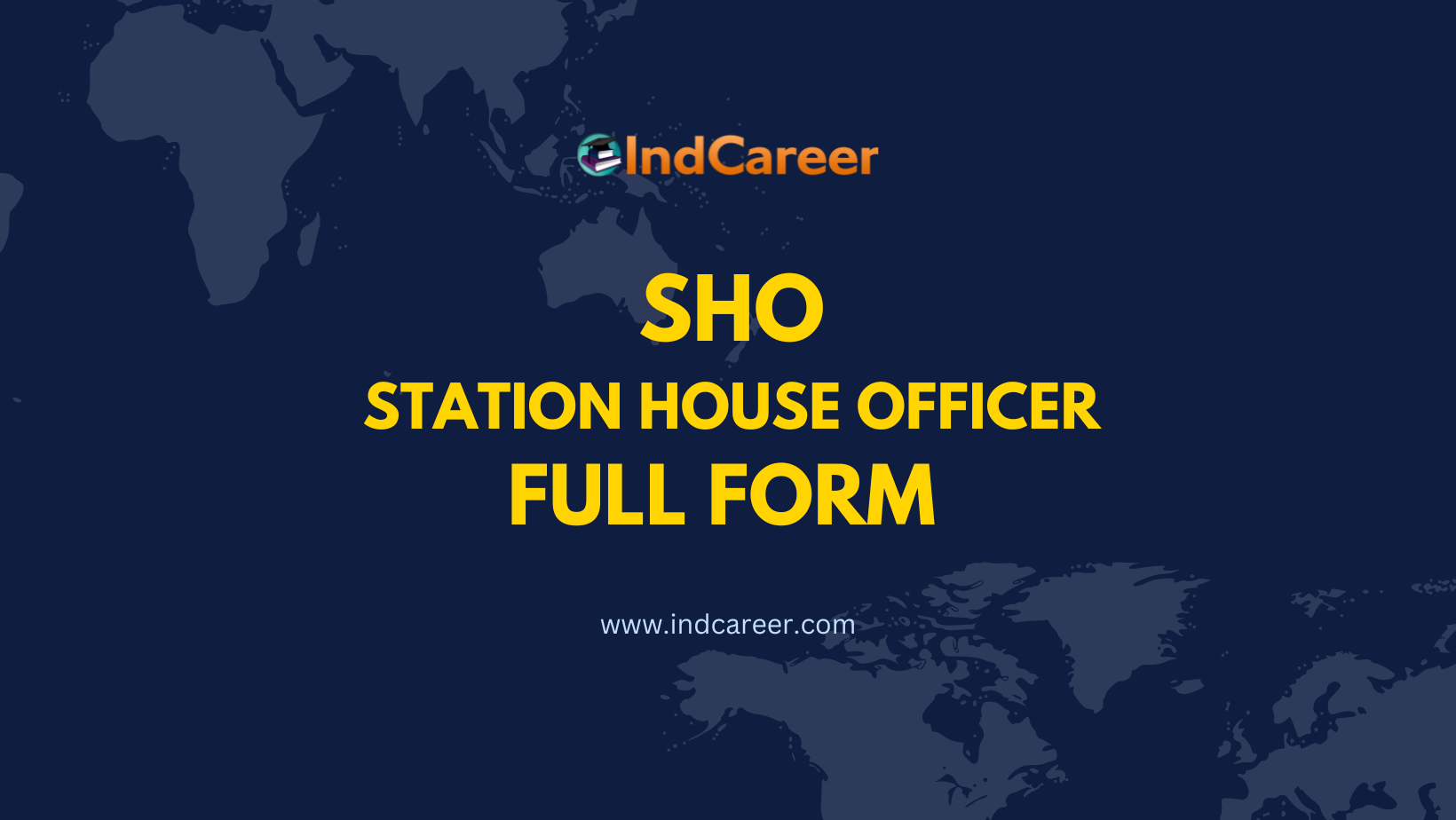 SHO Full form - What is full form of SHO?