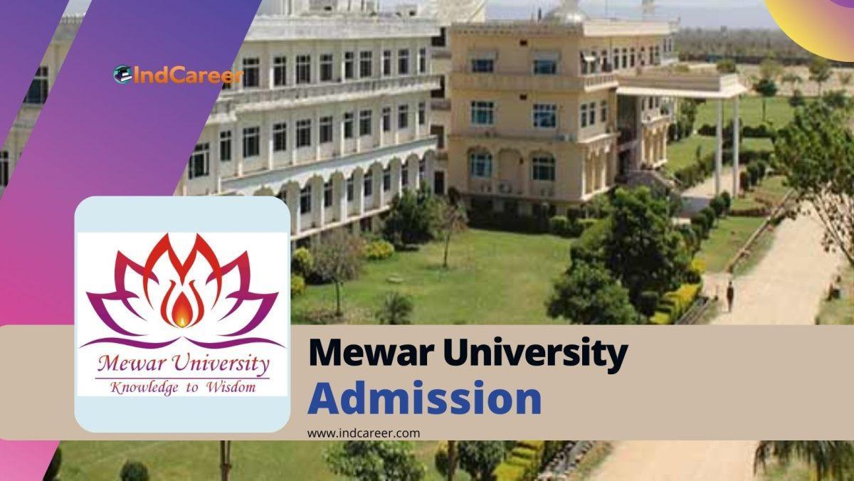Mewar University Admission Details: Eligibility, Dates, Application, Fees