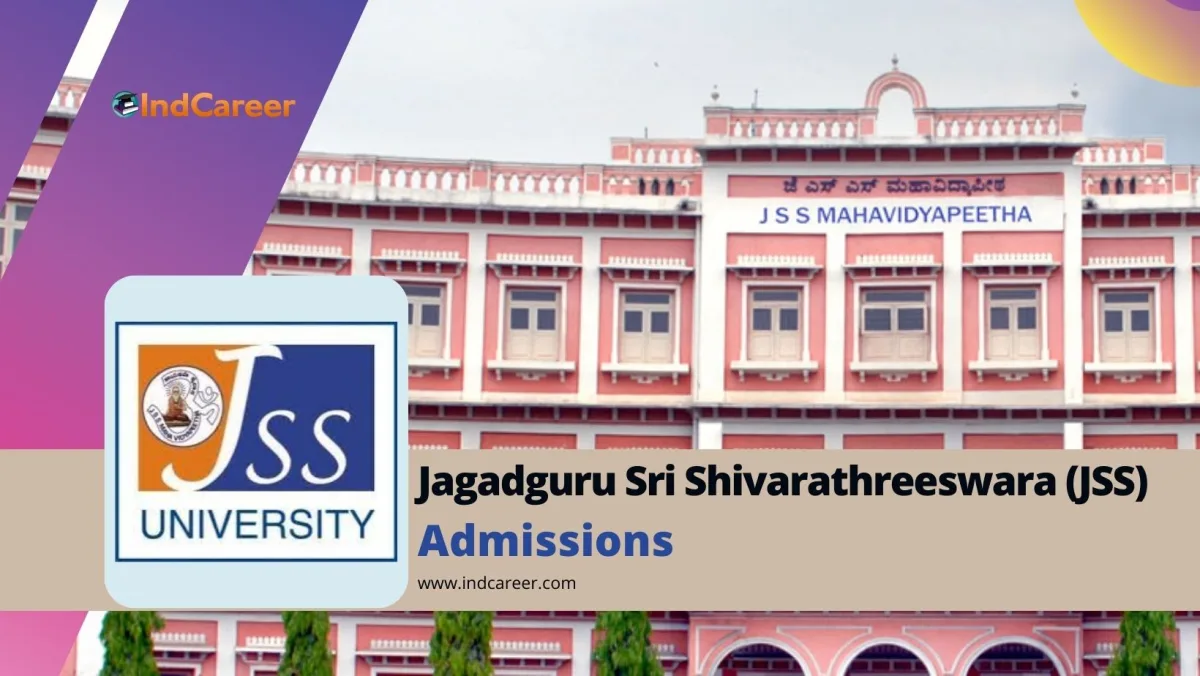 Jagadguru Sri Shivarathreeswara (JSS) University: Courses, Eligibility, Dates, Application, Fees