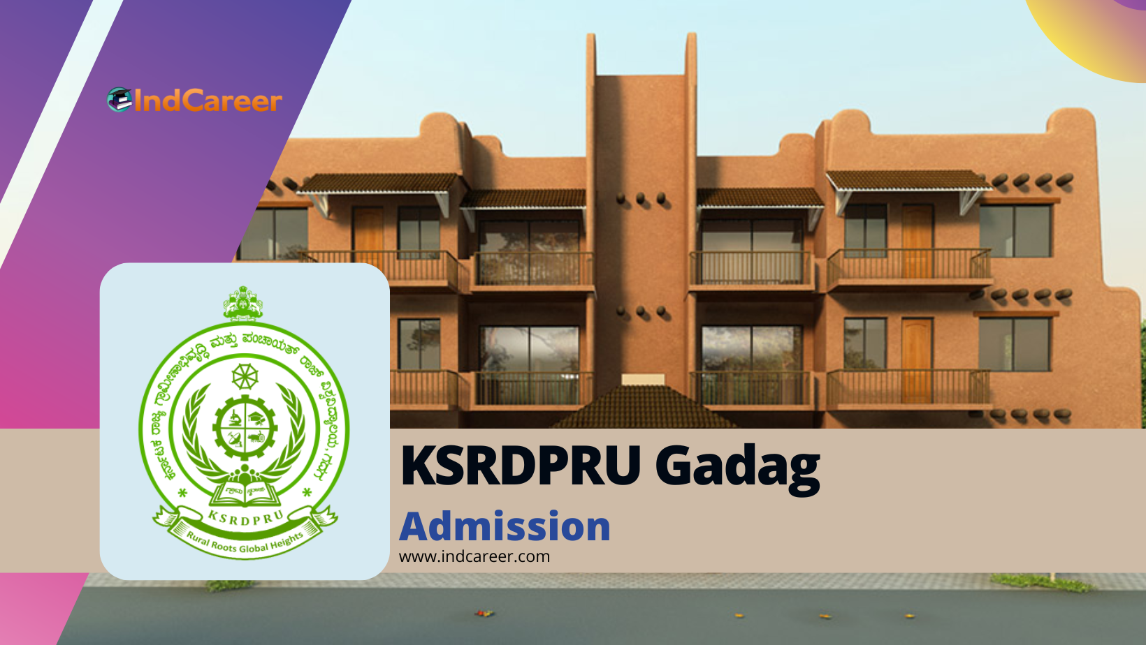 KSRDPRU Gadag Admission