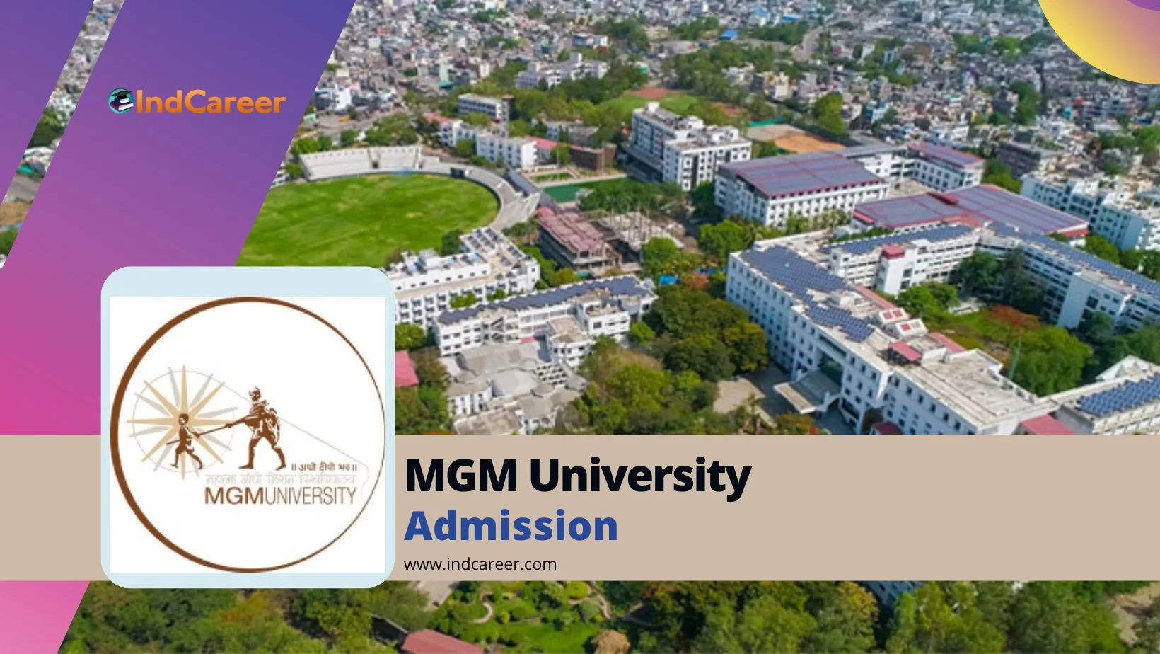 MGM University Admission Details: Eligibility, Dates, Application, Fees