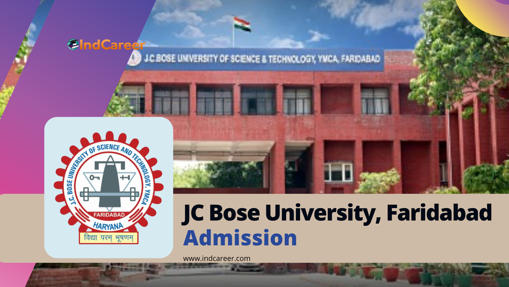 J.C Bose University of Science & Technology Admission