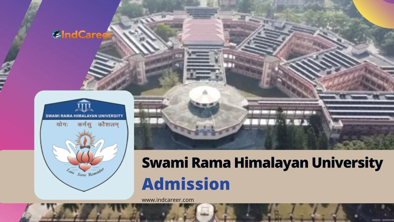 SRHU University Admission Details: Eligibility, Dates, Application, Fees