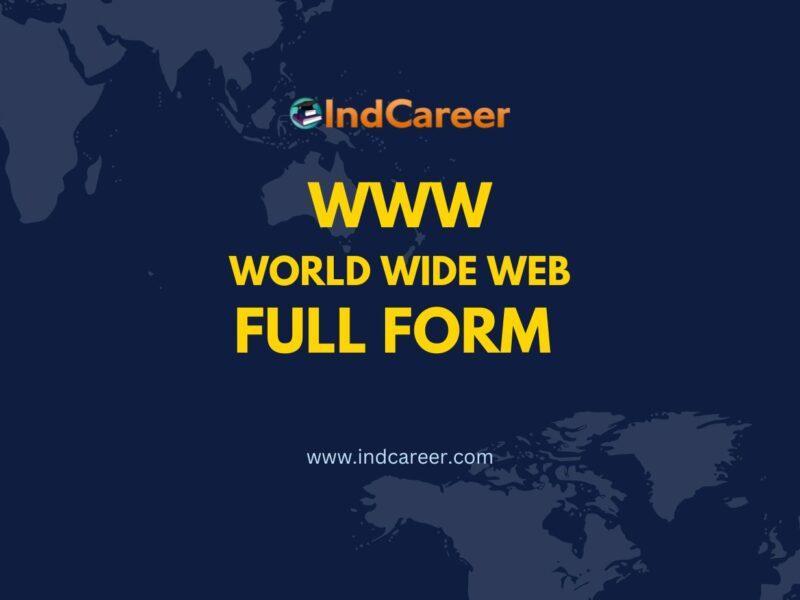 WWW Full Form - What is full form of WWW?