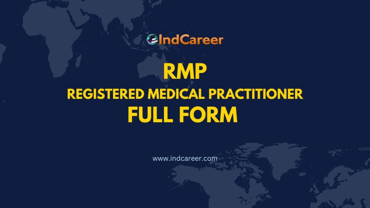 RMP Full Form - What is the Full Form of RMP?