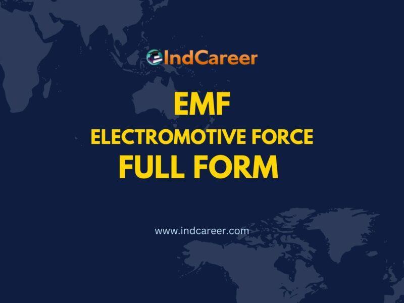 EMF Full Form - What is the full form of EMF?
