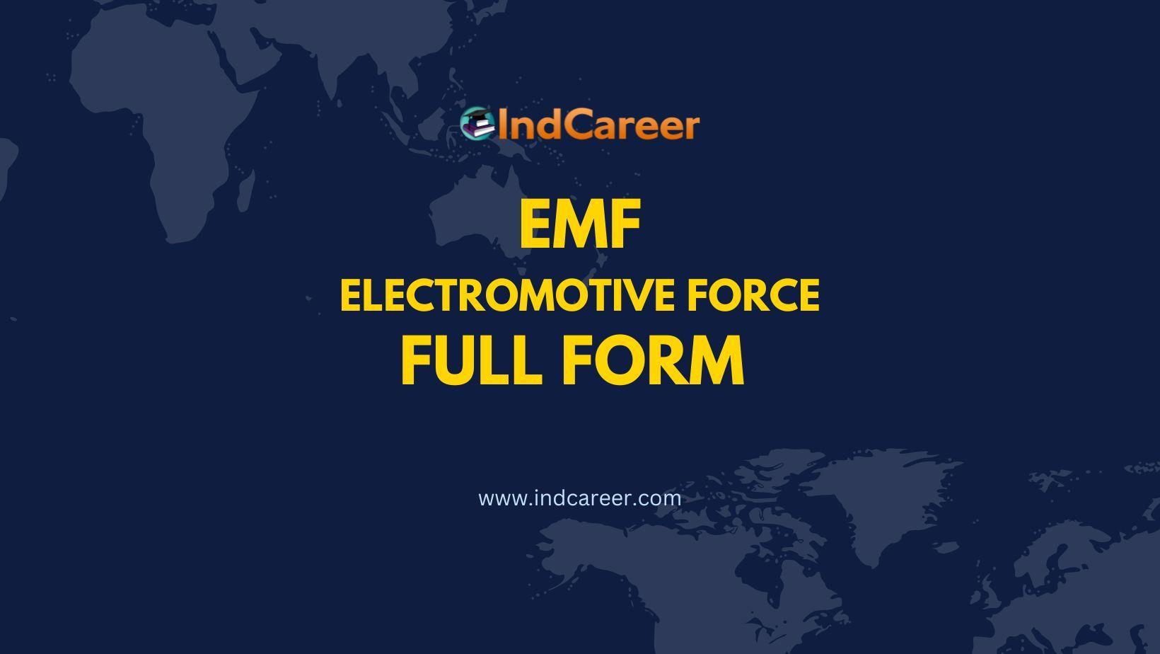 EMF Full Form - What is the full form of EMF?