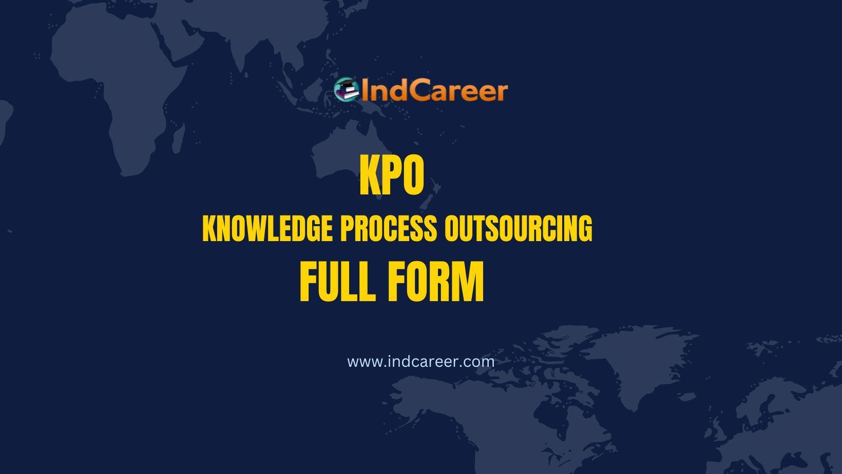KPO Ful Form- What is the Full Form of KPO?