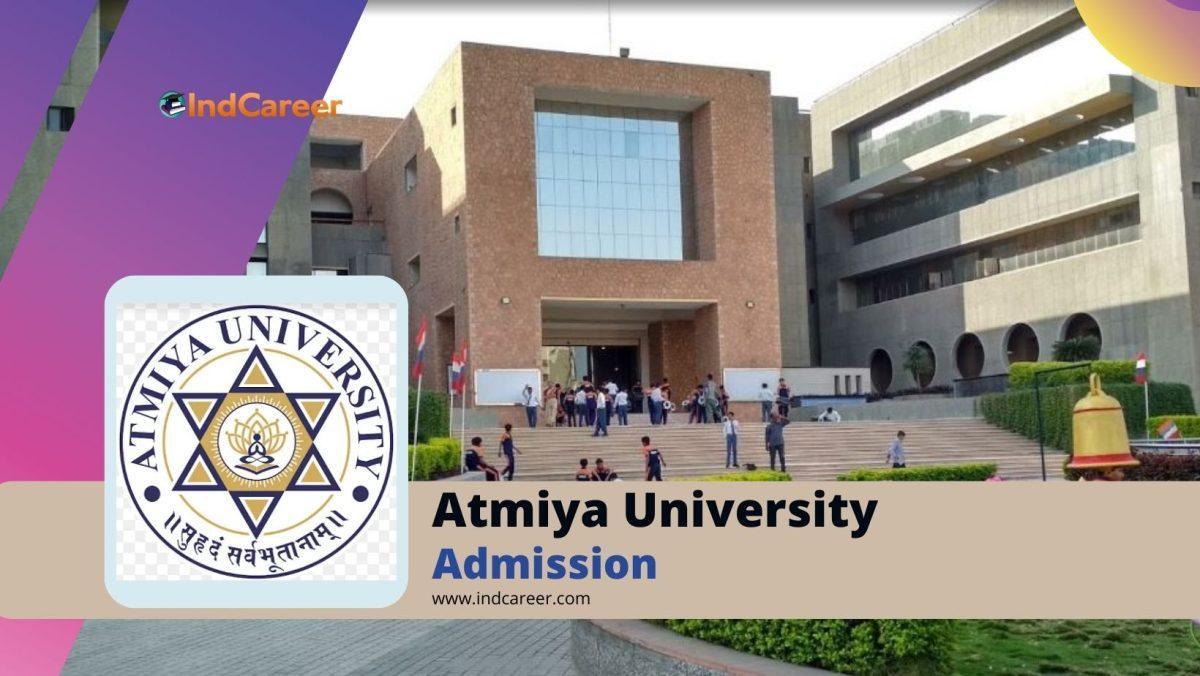 Atmiya University Admission
