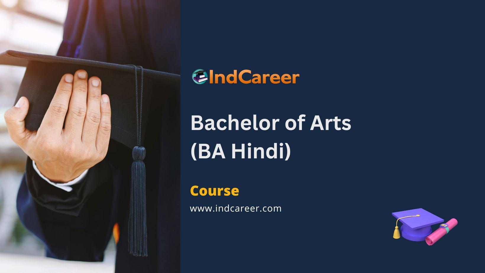 Bachelor of Arts (BA Hindi)