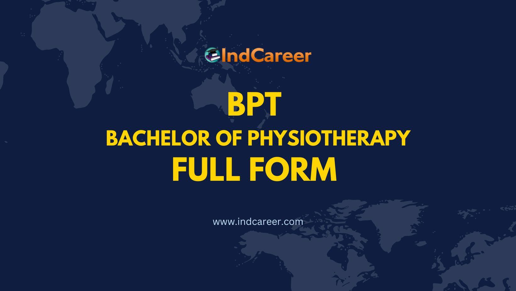 BPT Full Form - What is the Full Form of BPT?