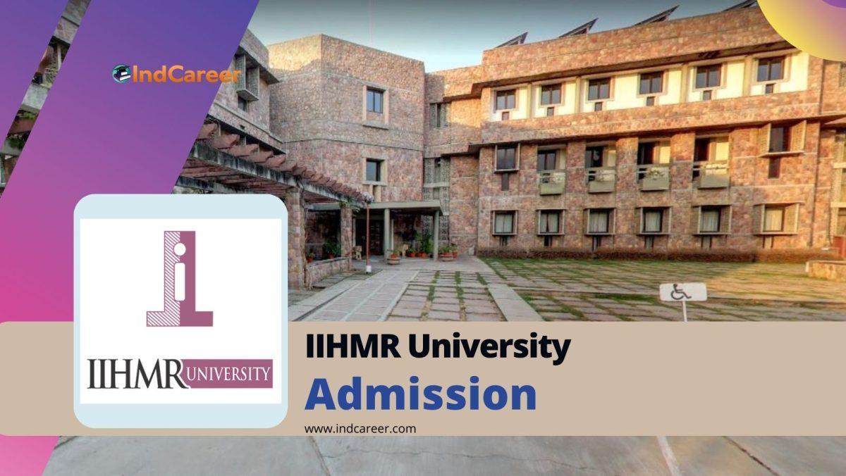 IIHMR University Admission