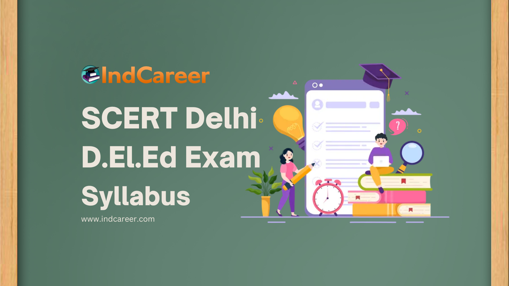 SCERT Delhi D.El.Ed Syllabus
