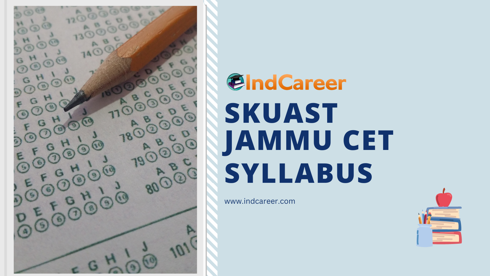 SKUAST Jammu CET Syllabus