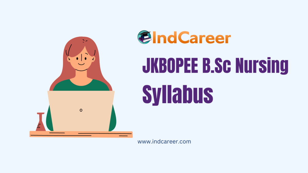JKBOPEE B.Sc Nursing Syllabus