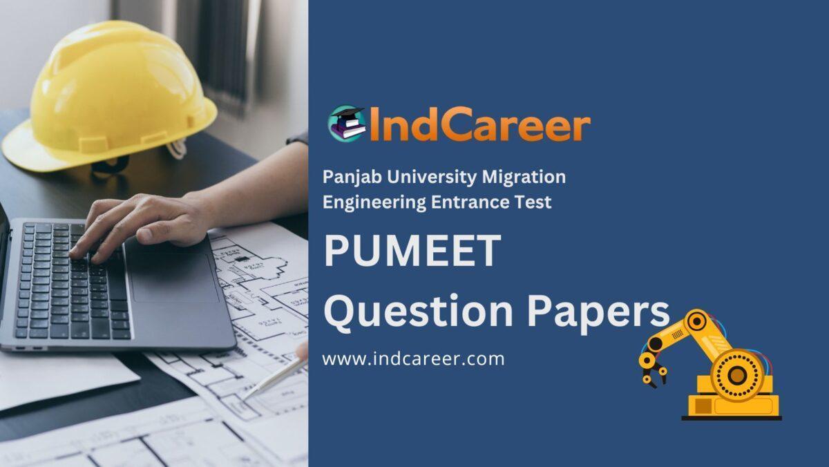 PUMEET Previous Year Question Papers - Download PDFs