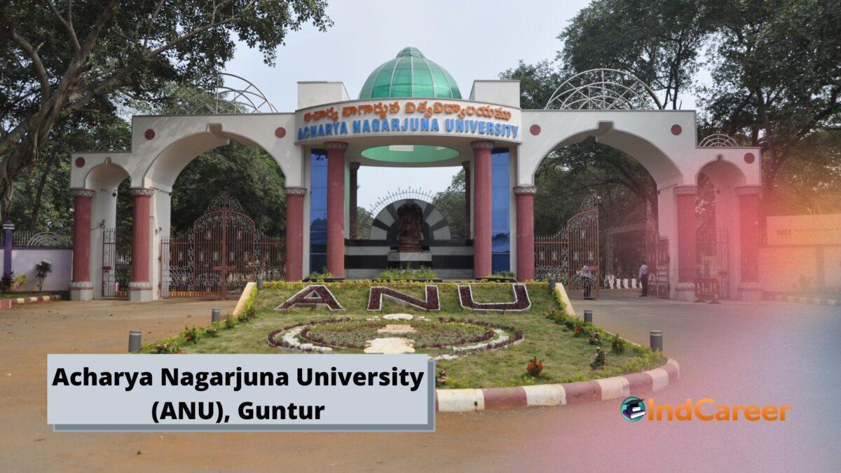 ANU Guntur Results @ Nagarjunauniversity.Ac.In: Check UG, PG Results Here