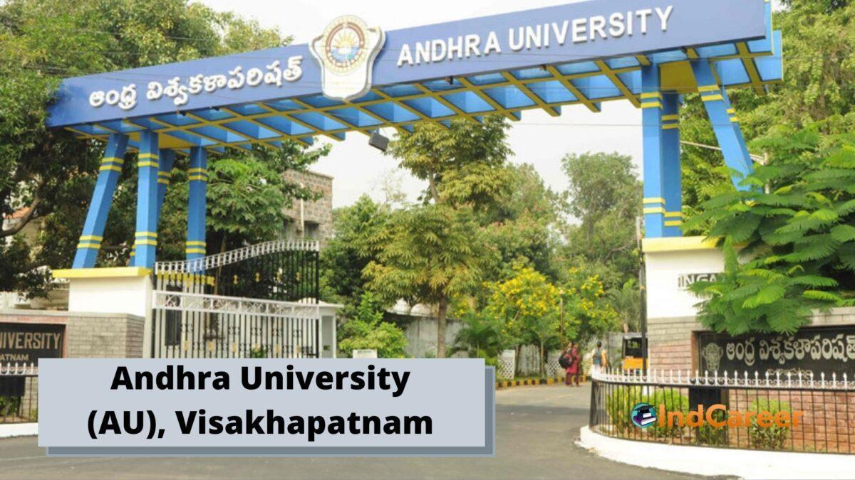 Andhra University, Visakhapatnam Results @ Andhrauniversity.Edu.In: Check UG, PG Results Here