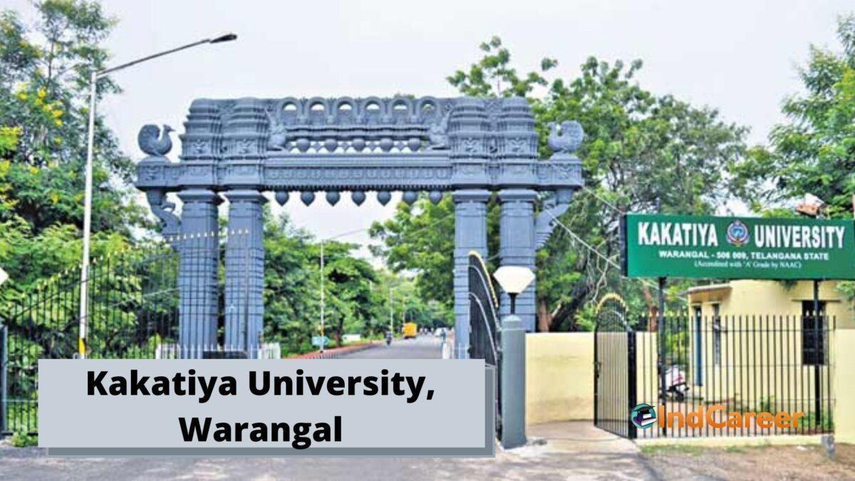 Kakatiya University (KU Warangal) Results @ Kakatiya.Ac.In: Check UG, PG Results Here