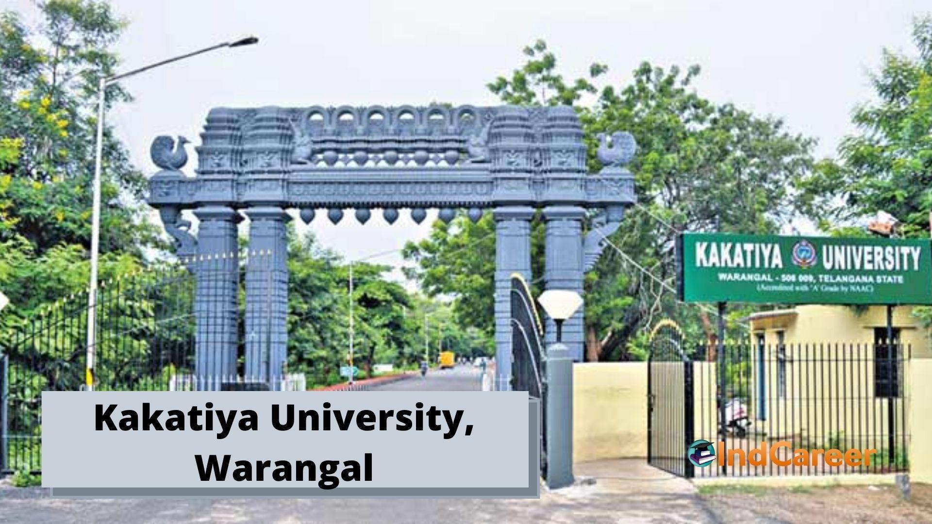 Kakatiya University (KU Warangal) Results @ Kakatiya.Ac.In: Check UG, PG Results Here