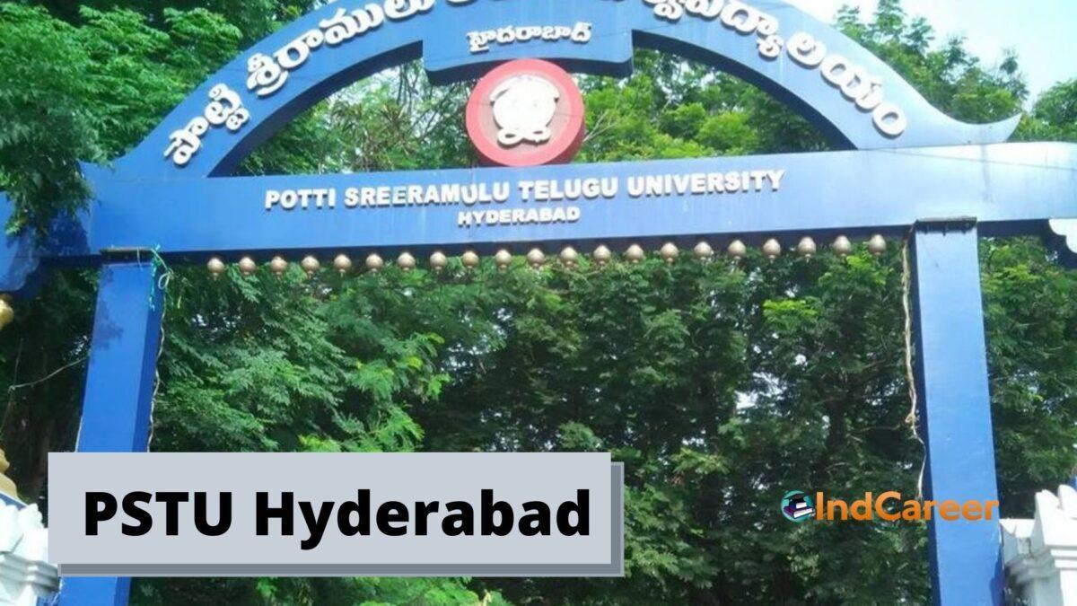PSTU Hyderabad Results @ Pstucet.Org: Check UG, PG Results Here