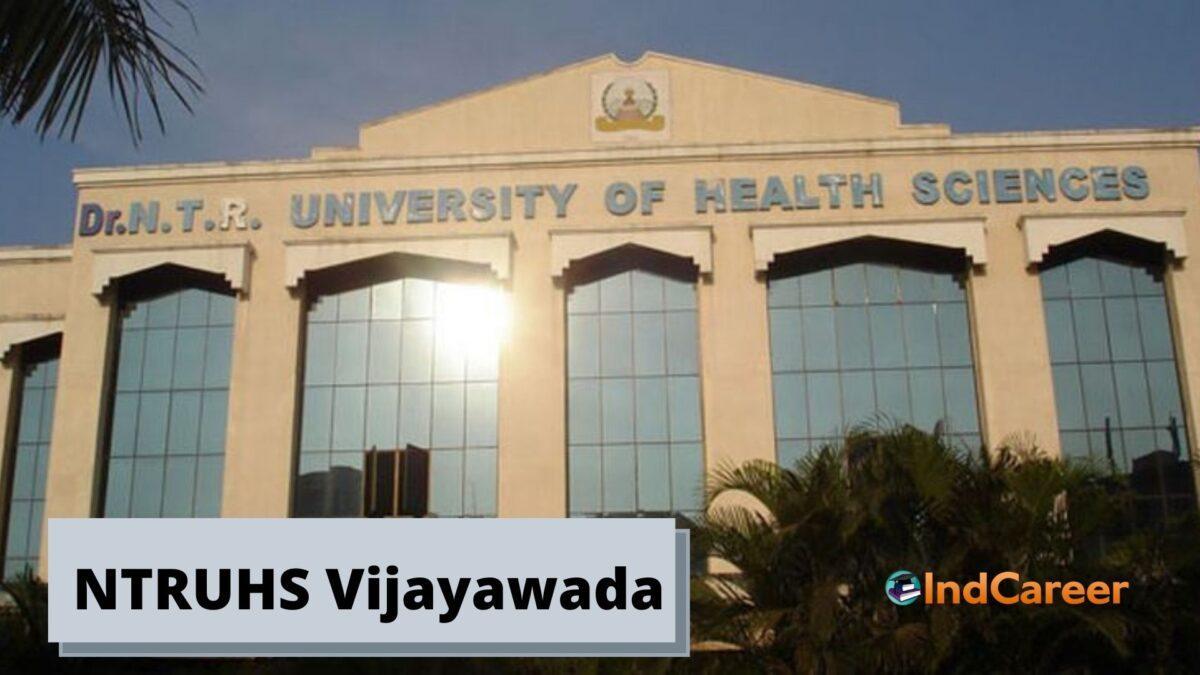 NTRUHS Vijayawada Results @ Ntruhs.Ap.Nic.in: Check UG, PG Results Here