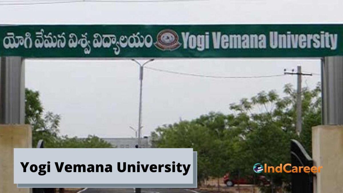Yogi Vemana University (YVU) Results @ yvuexams.in: Check UG, PG Results Here