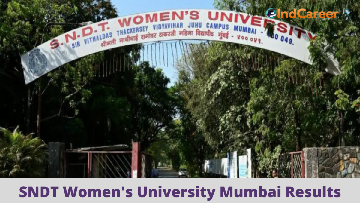 SNDT Women's University Mumbai Results @ Sndt.Ac.In: Check UG, PG Results Here
