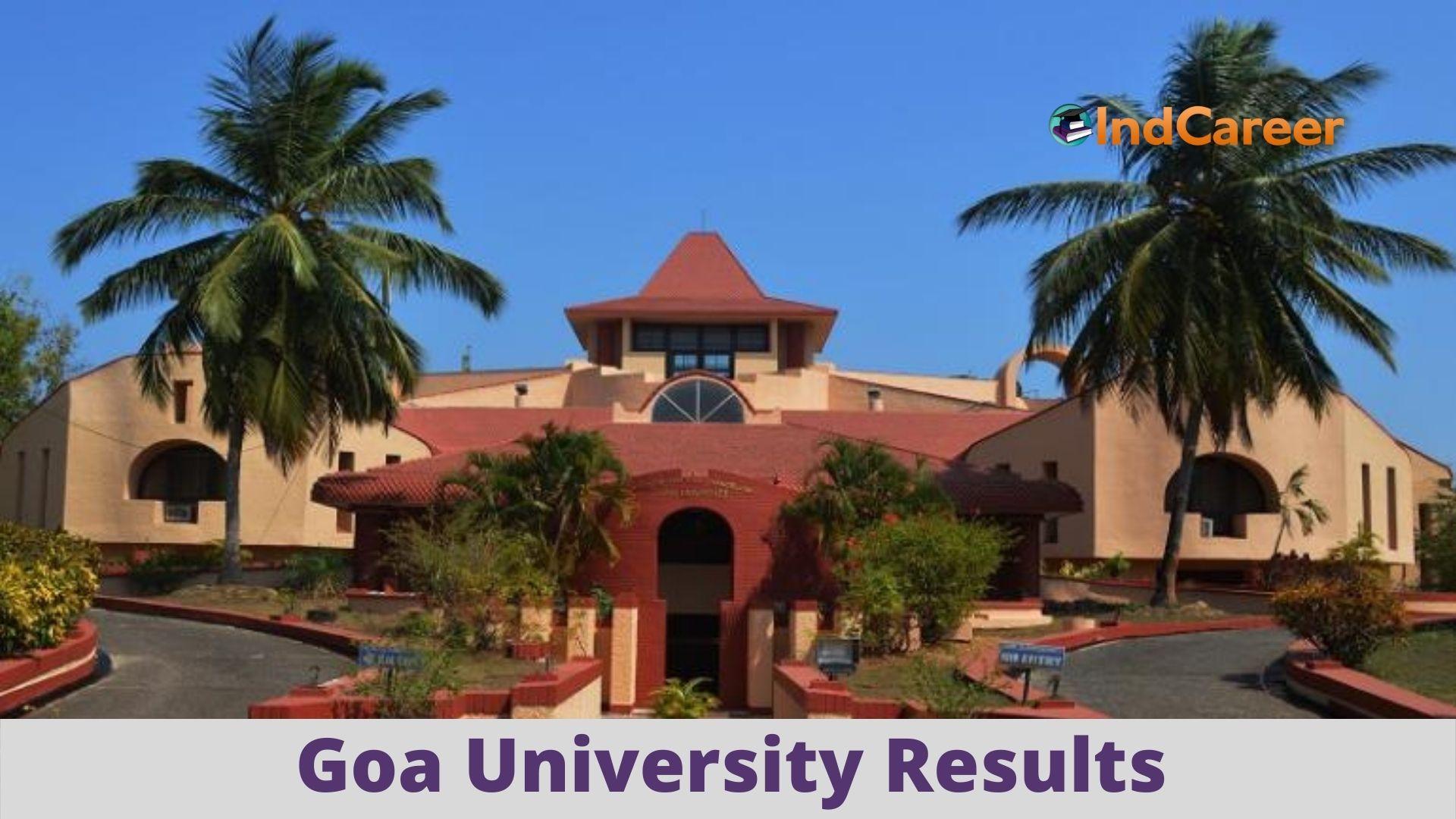 Goa University Results @ Unigoa.Ac.In/: Check UG, PG Results Here