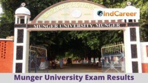 Munger University Results @ mungeruniversity.ac.in: Check UG, PG Results Here