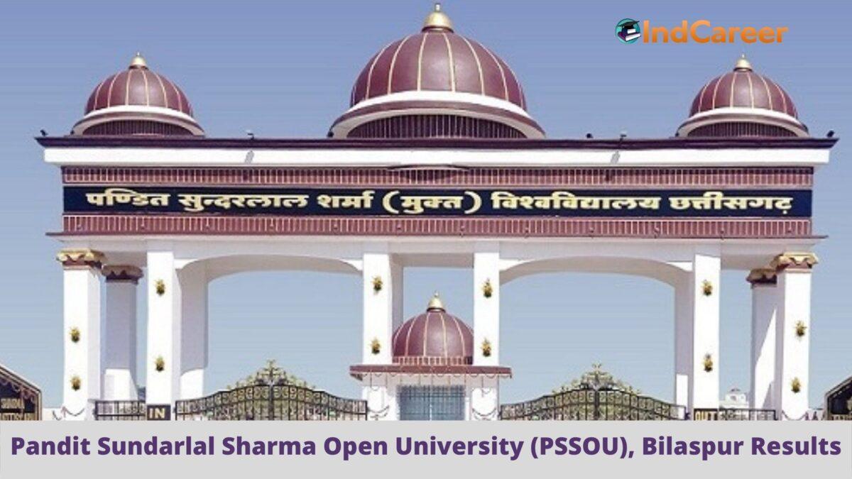 PSSOU Bilaspur Results @ Pssou.Ac.In: Check UG, PG Results Here