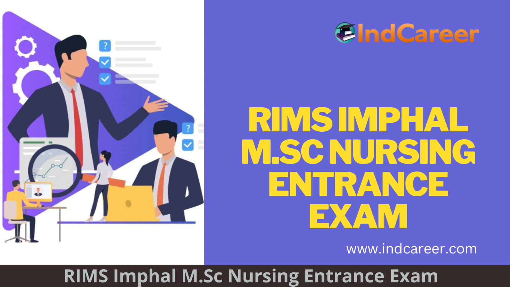 RIMS Imphal M.Sc Nursing Entrance Exam