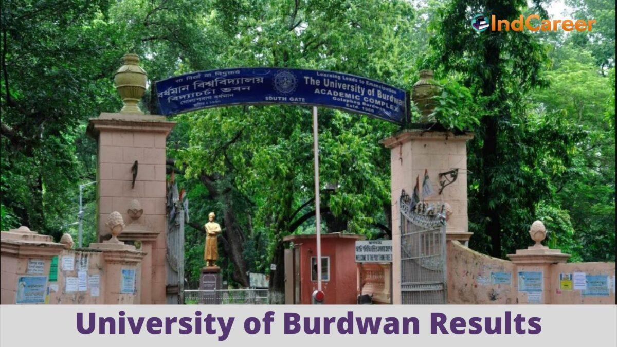 University of Burdwan Results @ Buruniv.Ac.In: Check UG, PG Results Here