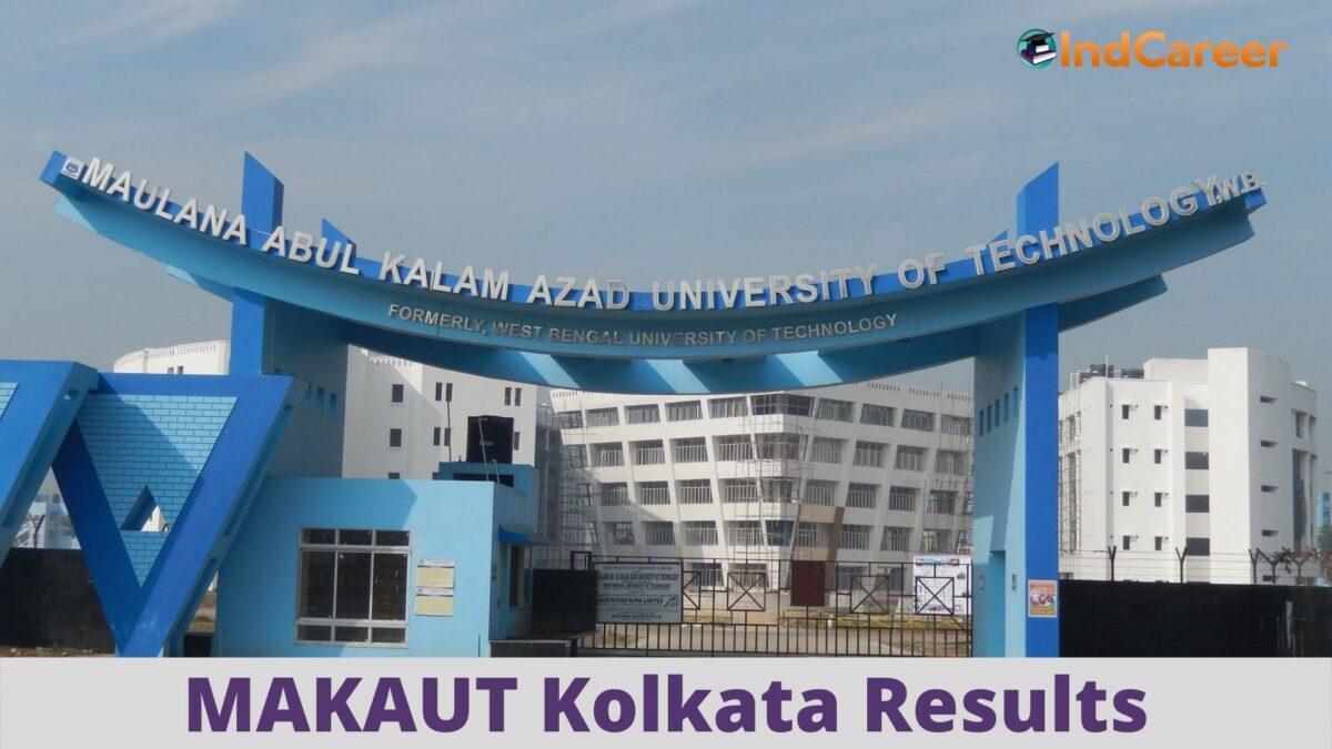 MAKAUT Kolkata Results @ Makautwb.Ac.In: Check UG, PG Results Here