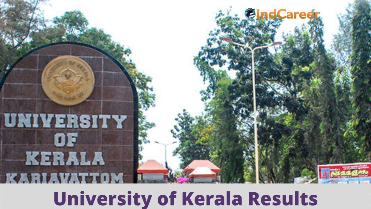 University of Kerala Results @ Keralauniversity.Ac.In: Check UG, PG Results Here