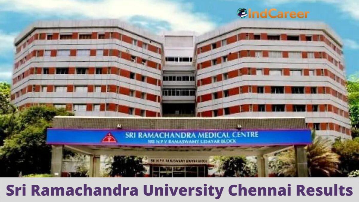 Sri Ramachandra University Results @ Sriramachandra.Edu.In: Check UG, PG Results Here