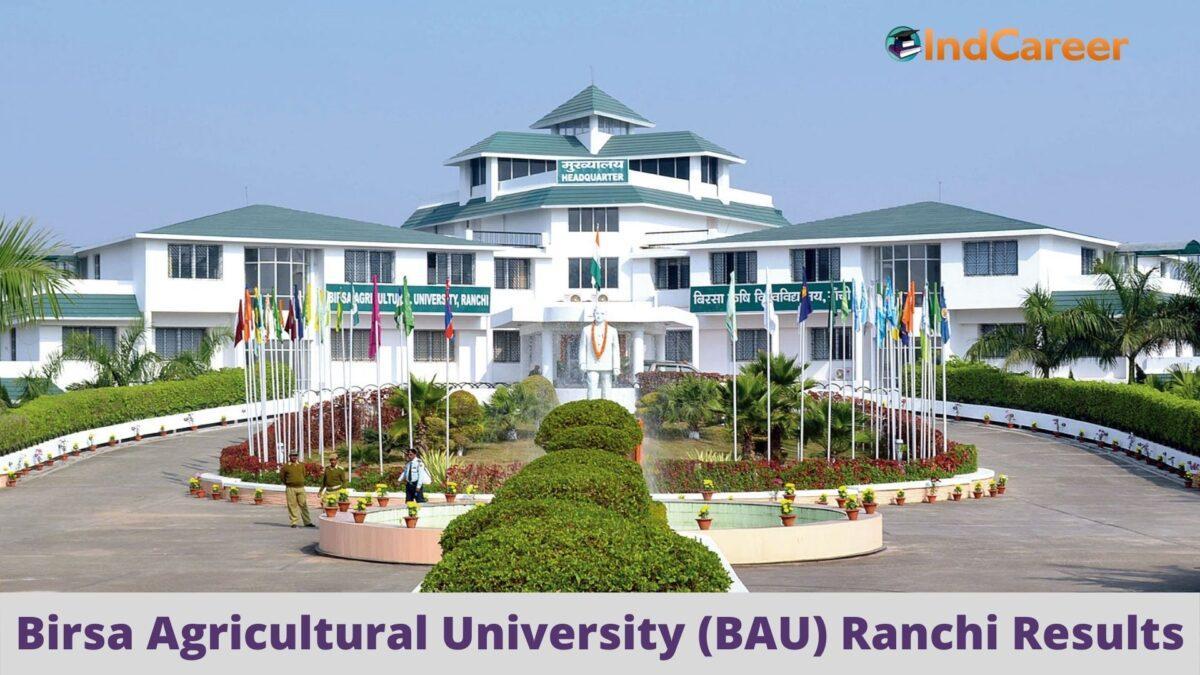 BAU Ranchi Results @ Bauranchi.Org: Check UG, PG Results Here