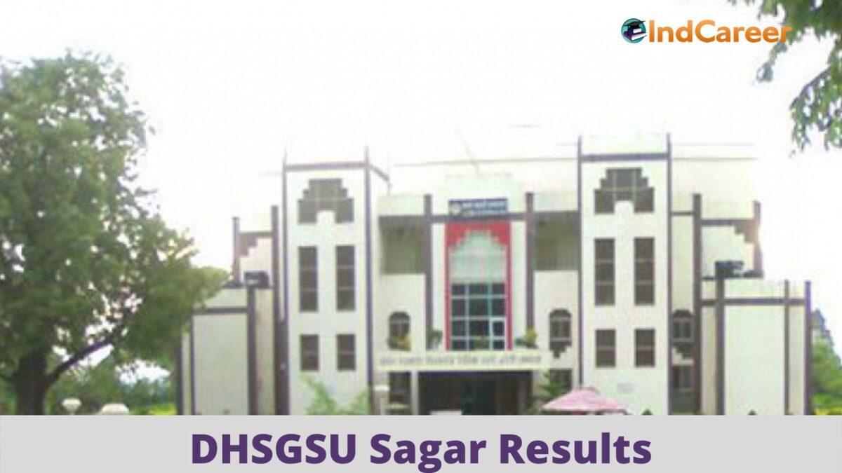 DHSGSU Sagar Results @ Dhsgsu.Ac.In: Check UG, PG Results Here