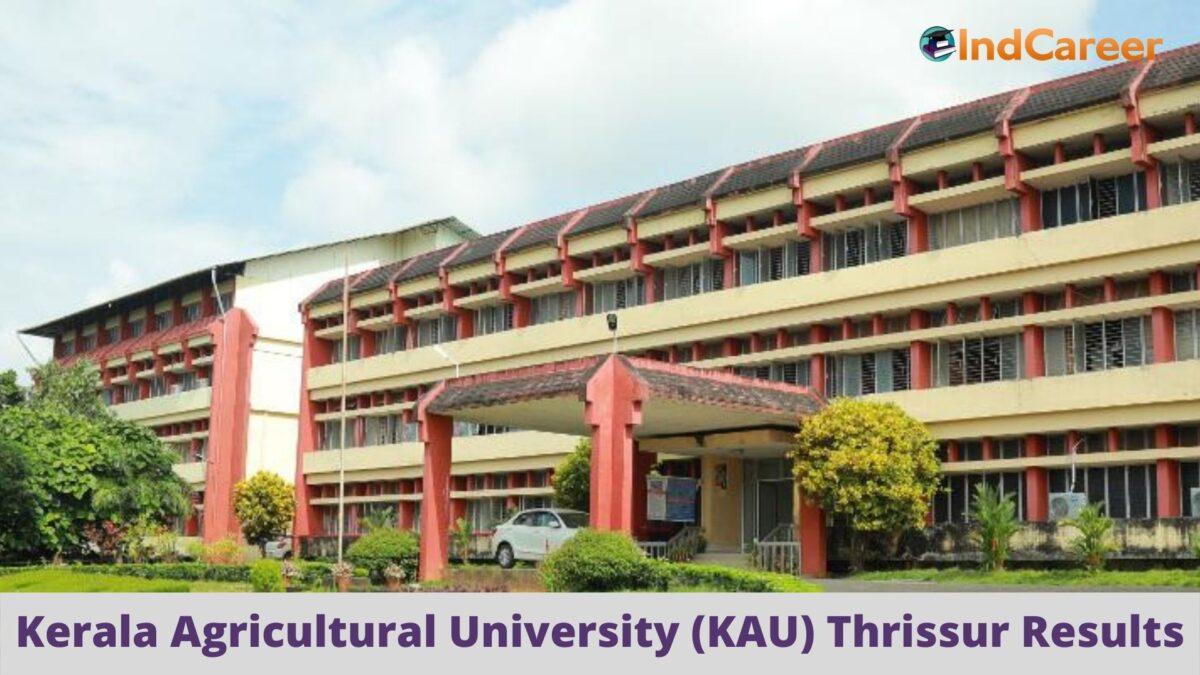 KAU Thrissur Results @ Kau.In: Check UG, PG Results Here