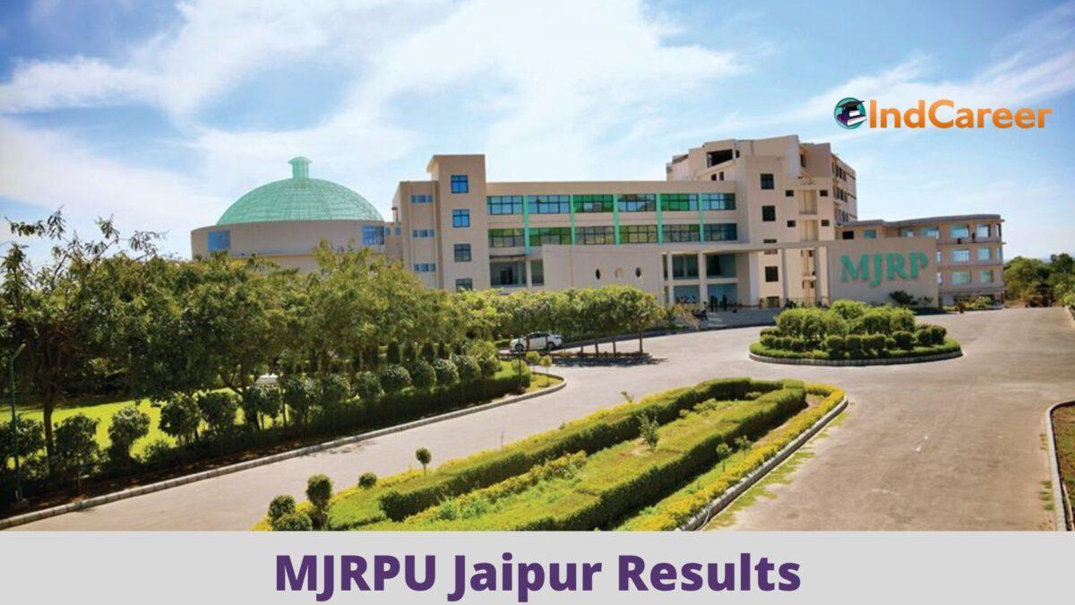 MJRPU Jaipur Results @ Mjrpuniversity.Ac.In: Check UG, PG Results Here